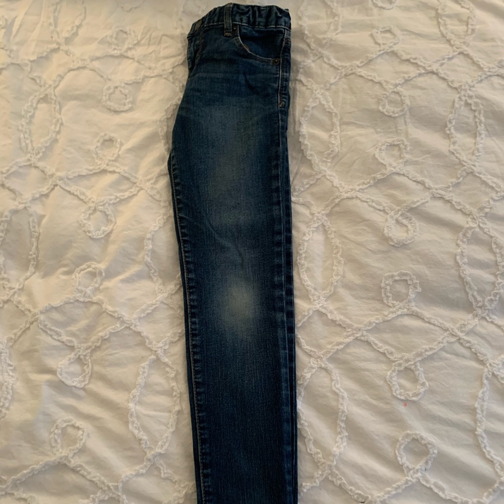 Girls Skinny Blue Jeans